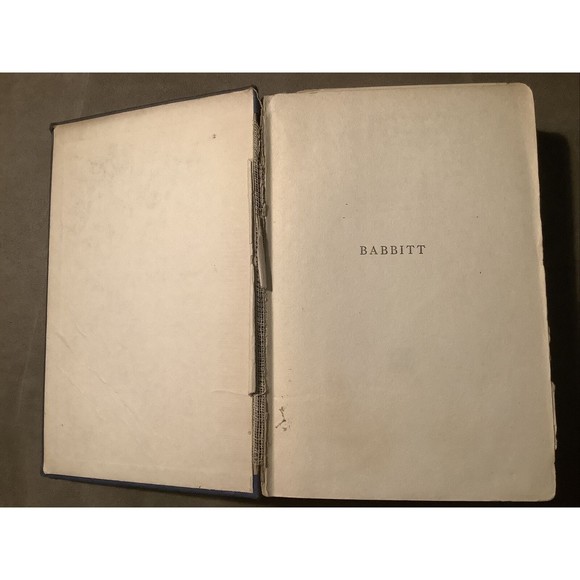 ANTIQUE BABBITT by SINCLAIR LEWIS HARDCOVER 1922 Literature 1st edition - Picture 4 of 16